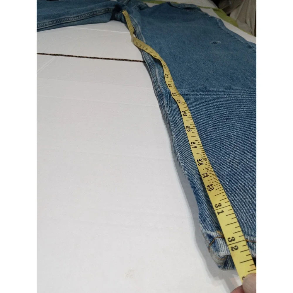 Levi's 550 Jeans 38x36 Blue Relaxed Fit Straight Leg Made in Nicaragua